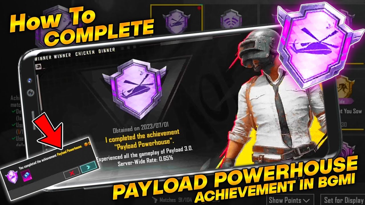 PAYLOAD POWERHOUSE ACHIEVEMENT IN THE EASIEST WAY || HOW TO COMPLETE PAYLOAD POWERHOUSE ACHIEVEMENT