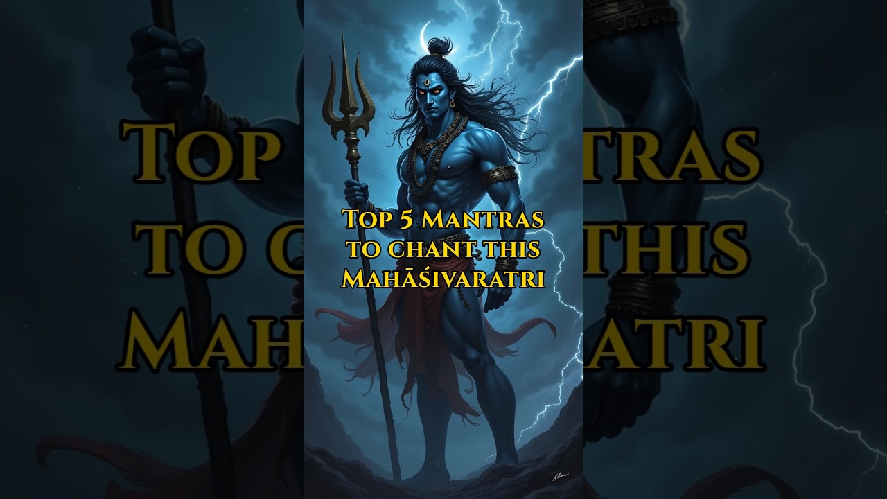 Top 5 Mantras to Chant This Mahashivratri! 🔱 #mahashivratri #shiv