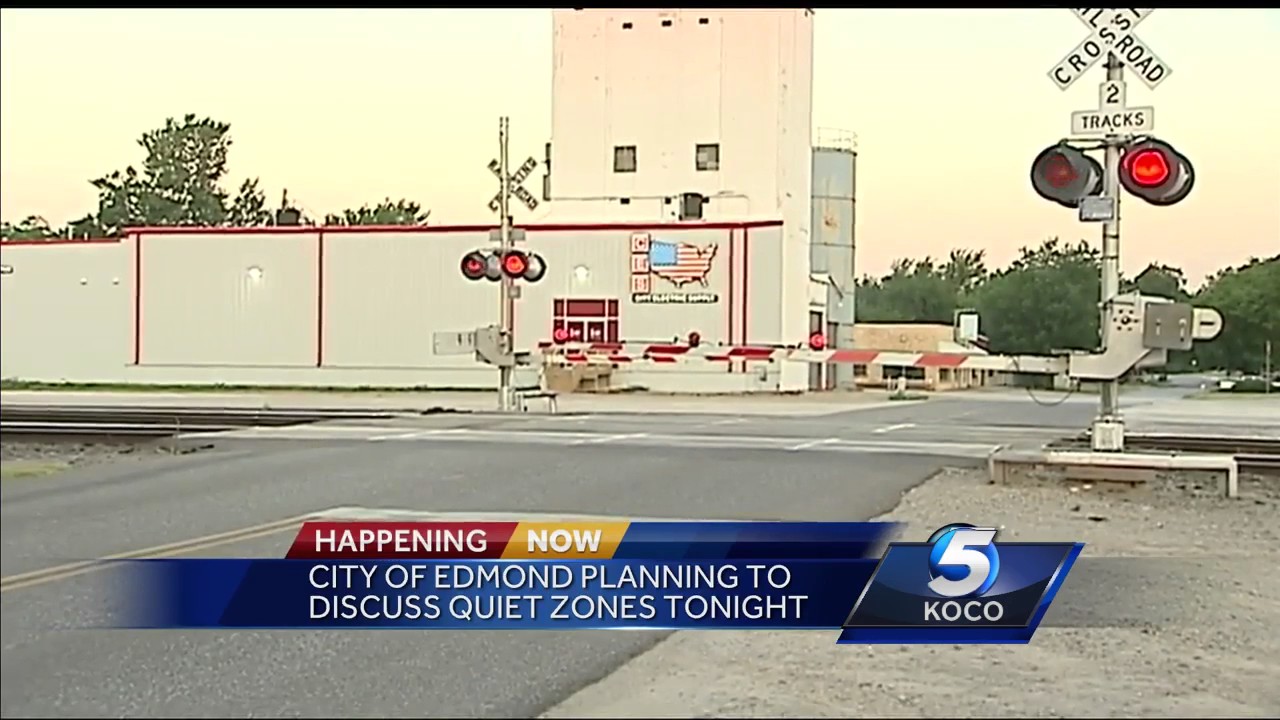 City of Edmond considering silencing trains