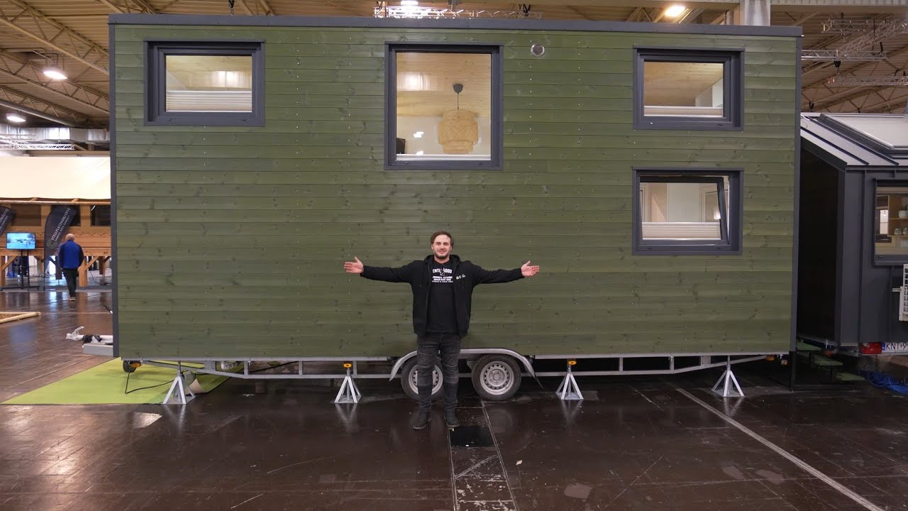 MINIHAUS jetzt SCHÖN UND BILLIG 39.999 € ❤️ Messe Essen Tinyhouse Porto 404 2024 NIE WIEDER MIETE