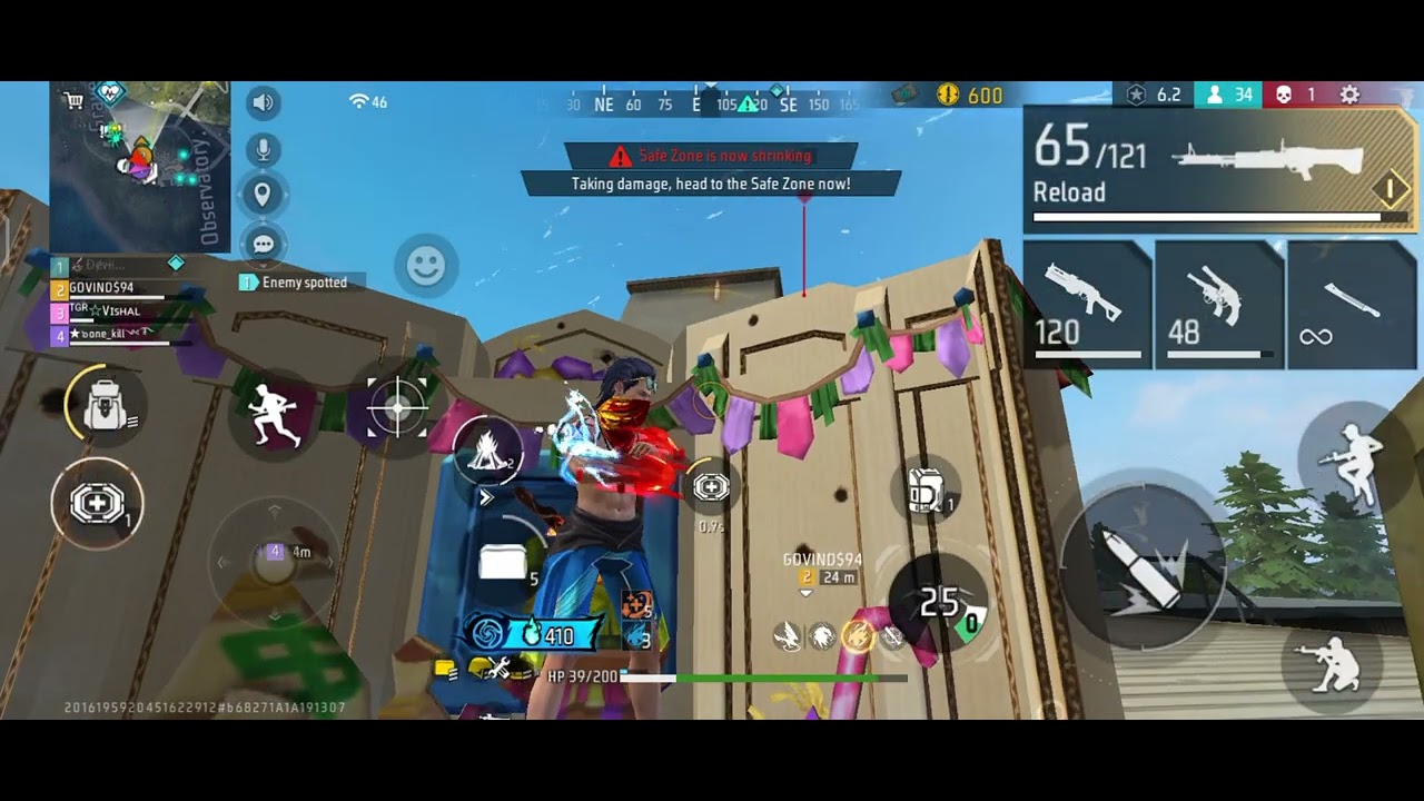 Random game play in garena free fire 🔥