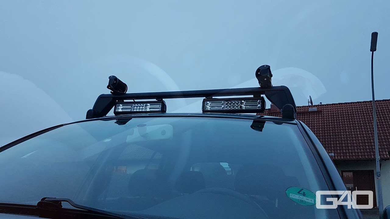🇩🇪 VW Golf IV Dachträger Lightbar Lichtleiste Arbeitsscheinwerfer | Darf er das?