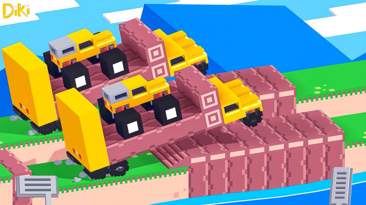 Fancade game Sky Trail and Tow Truck new gameplay