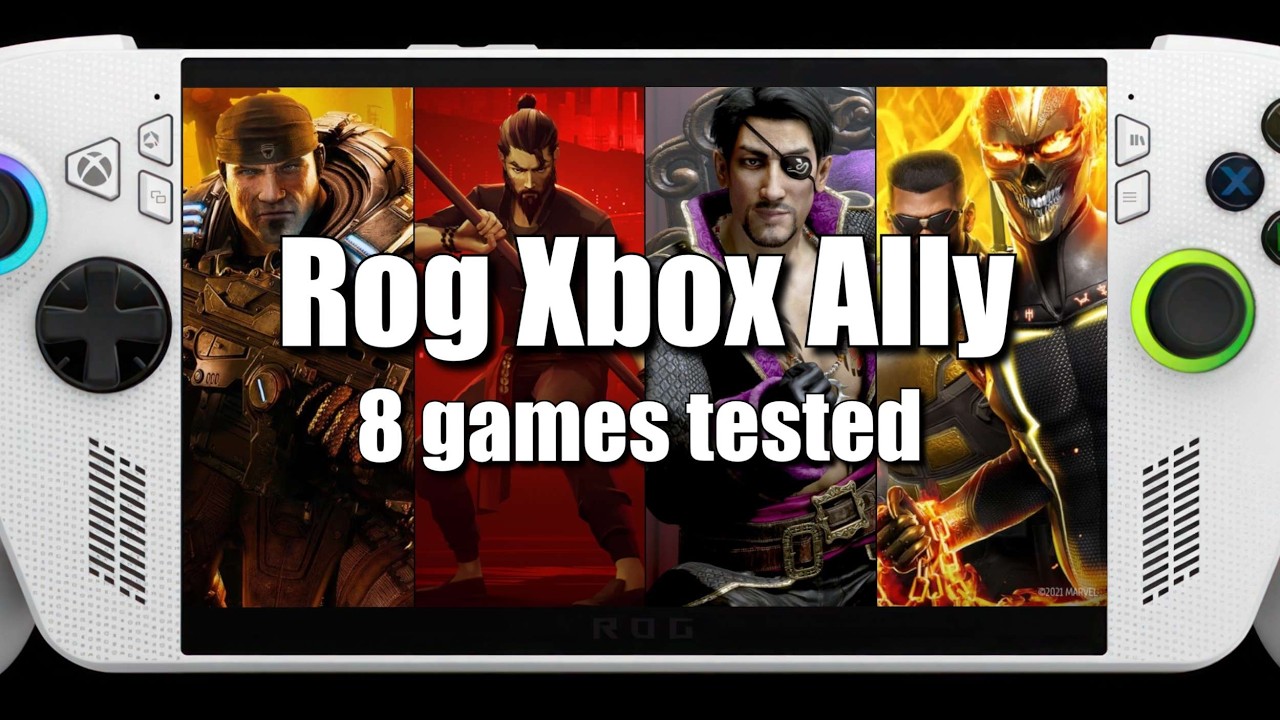 Rog Xbox Ally | Протестировано в 8 играх!