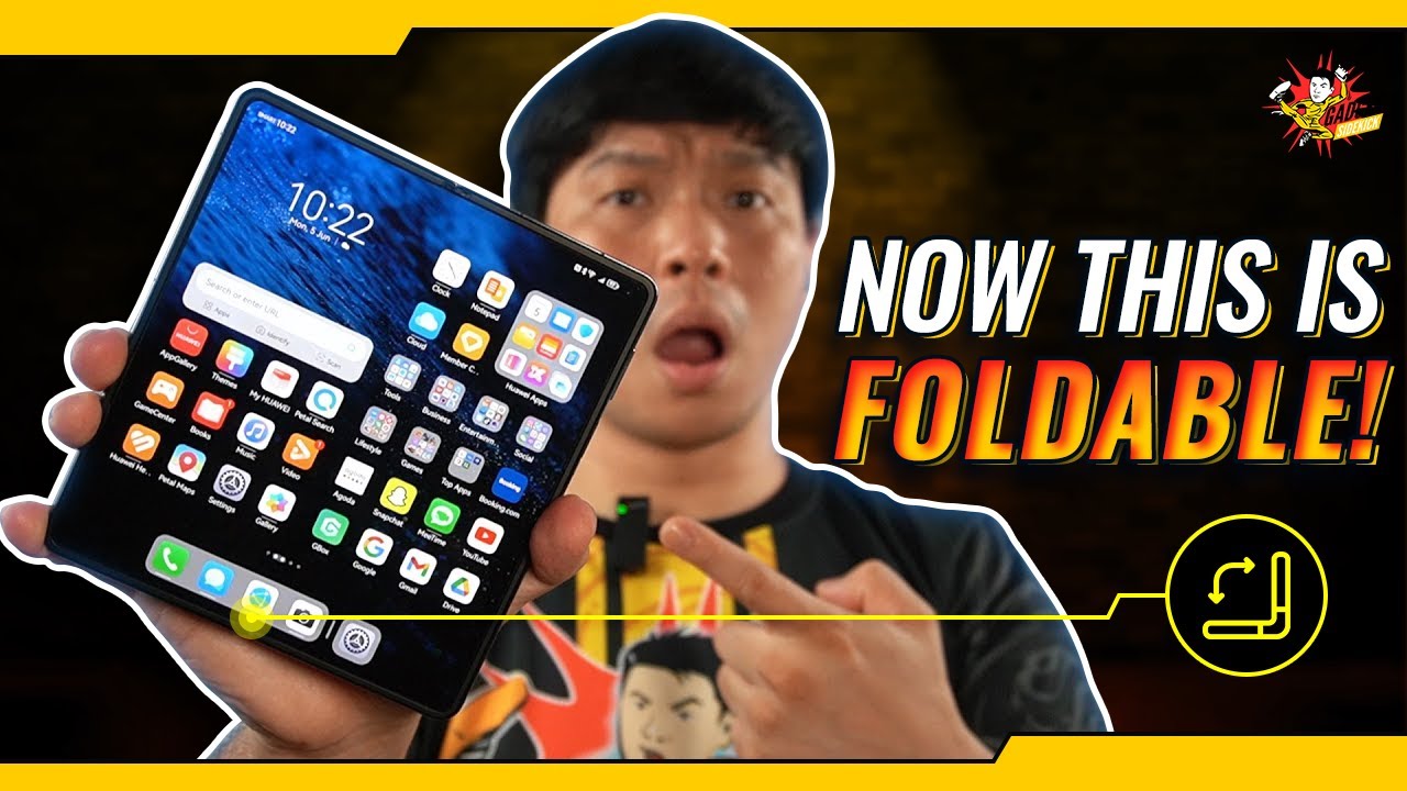 Huawei Mate X3 - Ultra Slim Foldable with Unbreakable Screen for 2023! | Gadget Sidekick