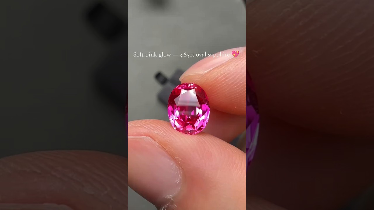 Pink Sapphire Oval | 3.85ct Loose Gem 8x10mm