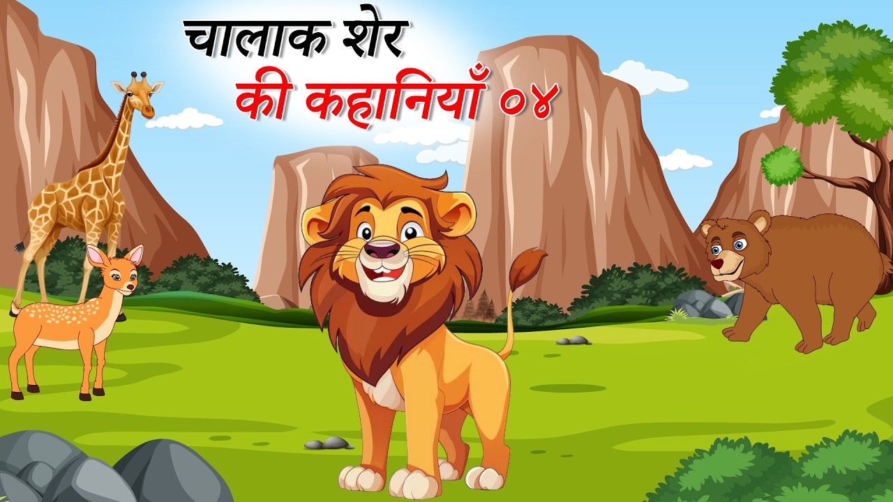 चालाक शेर की कहानियाँ०४  | CHAALAK SHER KI KAHANIYA | HINDI |  bakri ki kahani |