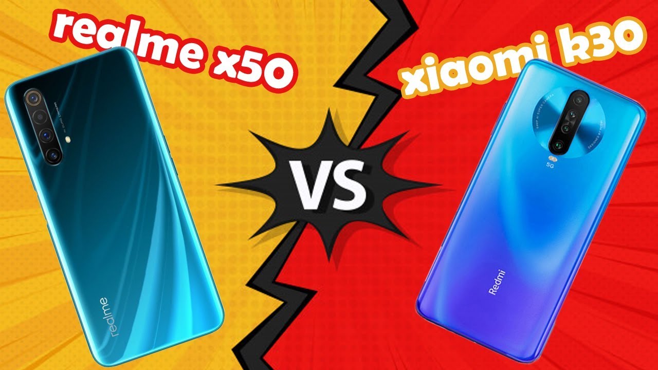 المنافسة الاشرس في التاريخ بين realme x50 و xiaomi k30 | مش مصدق مين فاز !!
