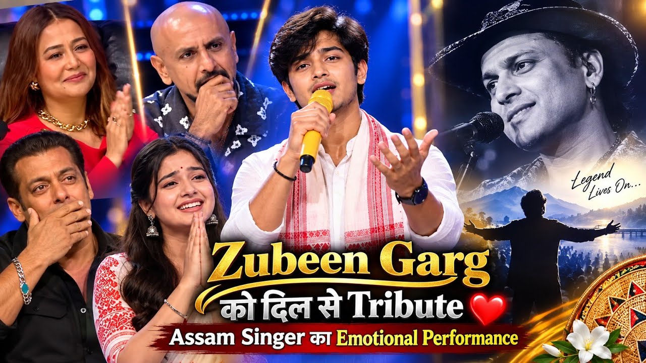Zubeen Garg को दिल से Tribute ❤️ | Assam Singer का Emotional Performance | Indian Idol Style