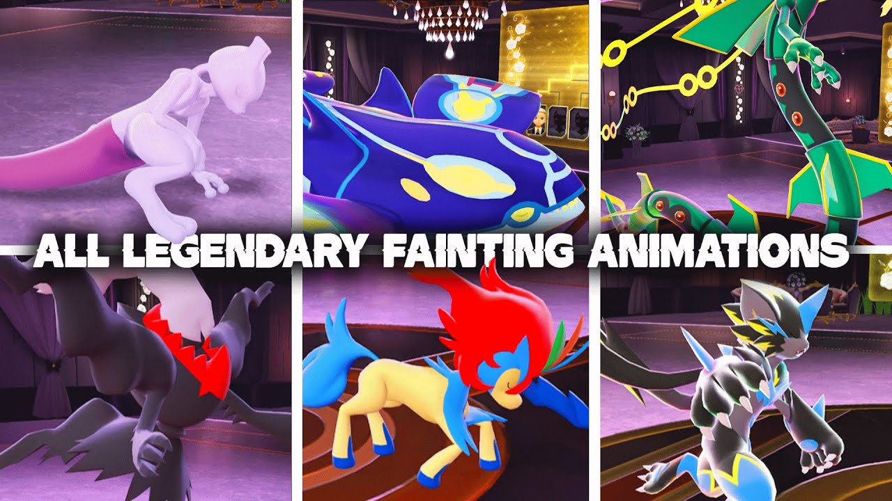 All Legendary Fainting Animations | Pokémon Legends Z-A
