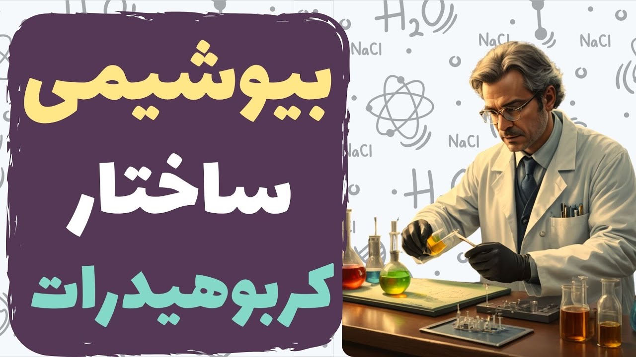 آموزش بیوشیمی | ساختار کربوهیدرات ها🧪