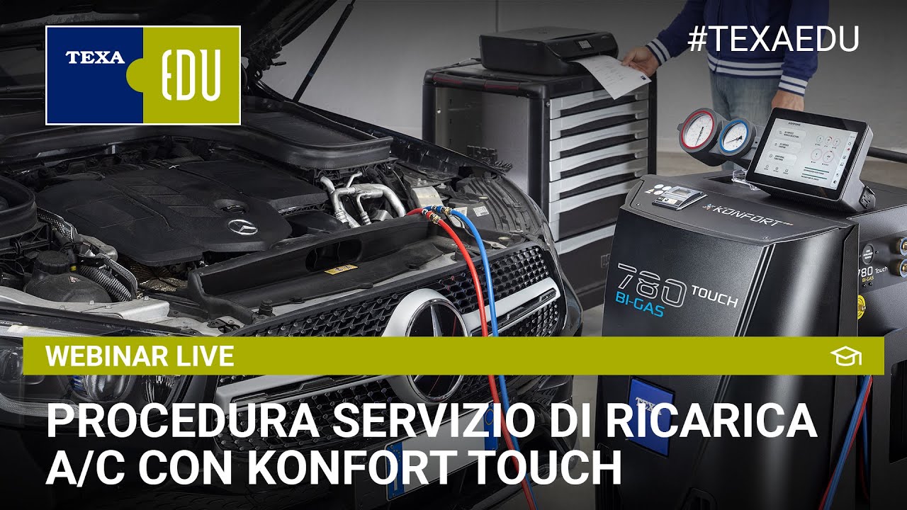 Servizio di ricarica A/C con KONFORT Touch - Webinar Live