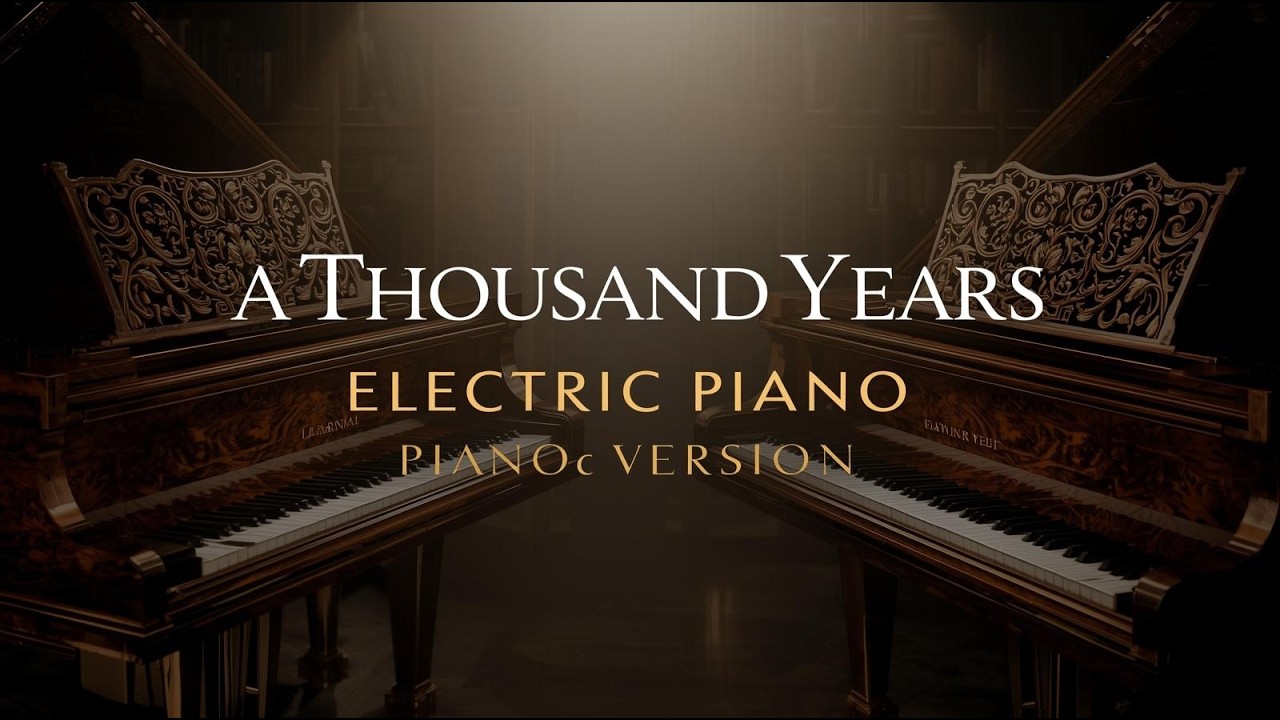 A Thousand Years (Piano eléctrico Versión) - Practicando el piano
