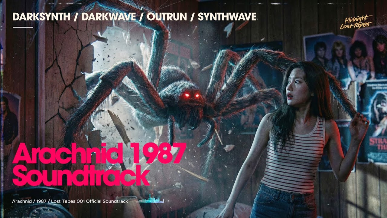 Official Soundtrack : Lost Tapes 01 ARACHNID 1987 | 1 Hour Darkwave Darksynth Music (Full Album)