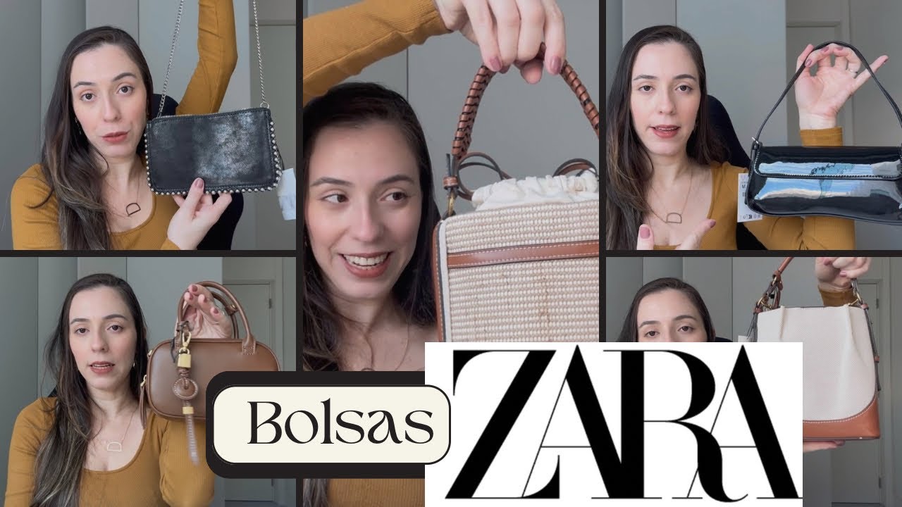 COMPRAS DE BOLSAS NA ZARA | Com preço #bolsas #zara #comprinhas #compras
