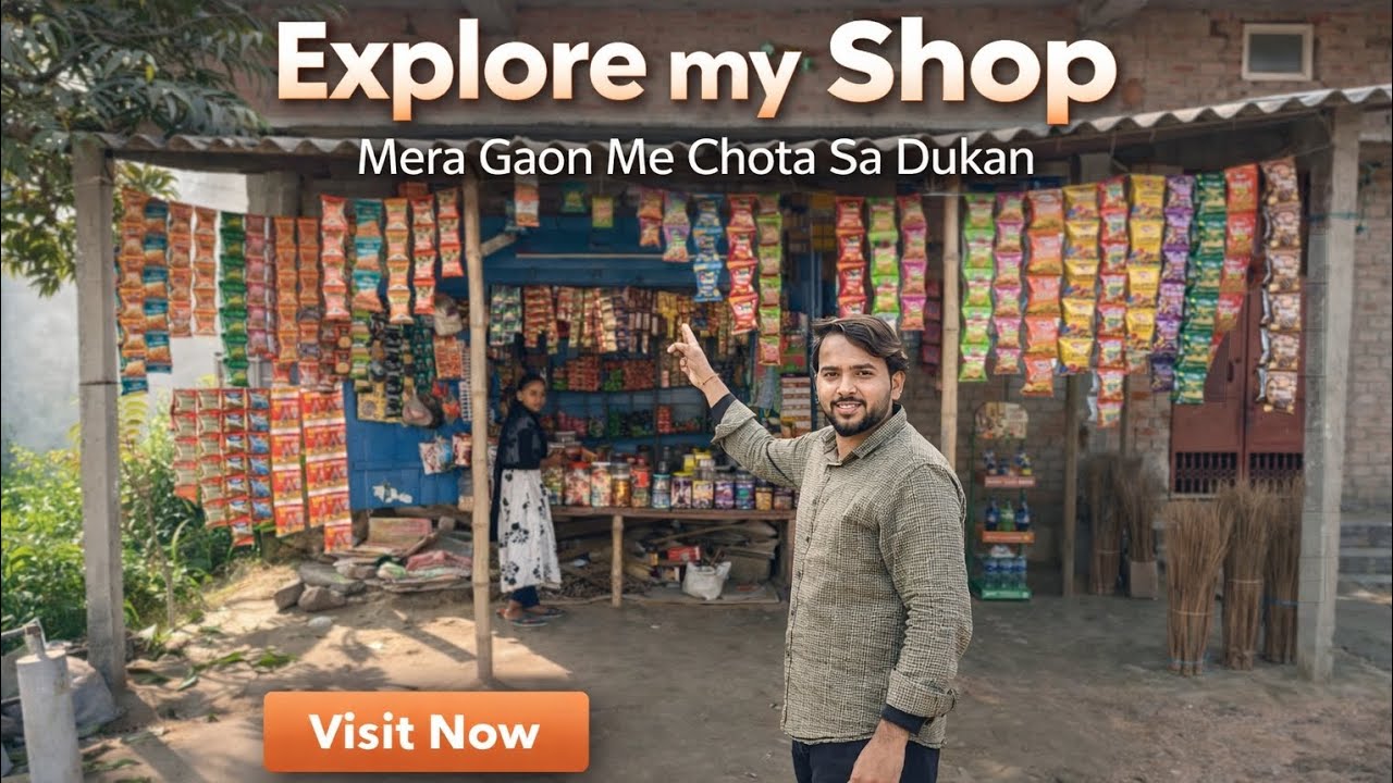 Mere gaon me mera chota dukan 🏘️🙏