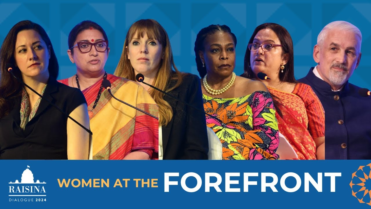 Women's Leadership, Health, and AI on a Global Scale | Smriti Irani | Raisina Dialogue 2024