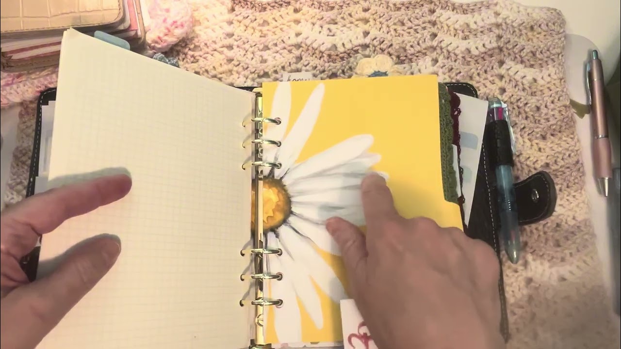 What I’m up to! Planner Perfect Rings, B6 Slim, chit chat and crochet!