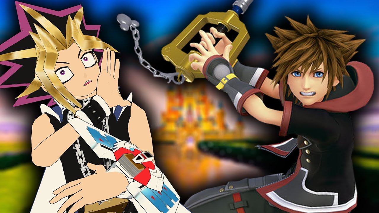 Sora Fights Yugi in Yu-Gi-Oh! VR