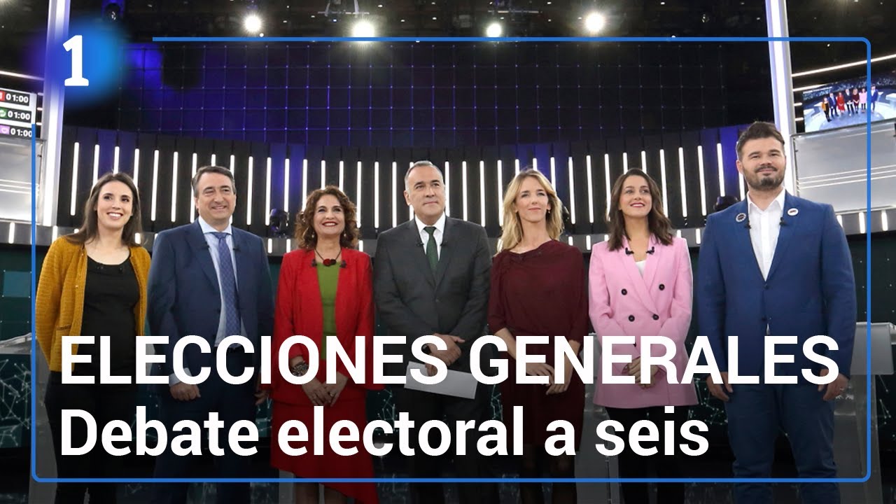 Elecciones generales 2019: debate electoral a seis en RTVE