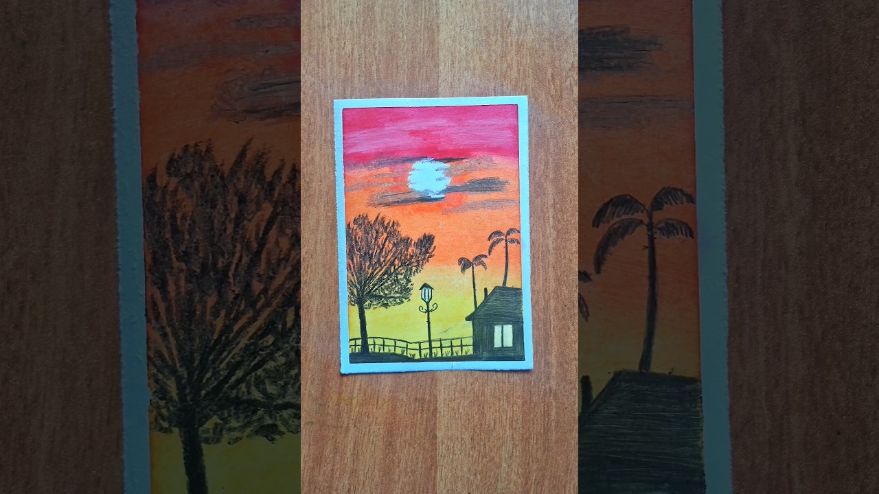 oil pastel drawing 