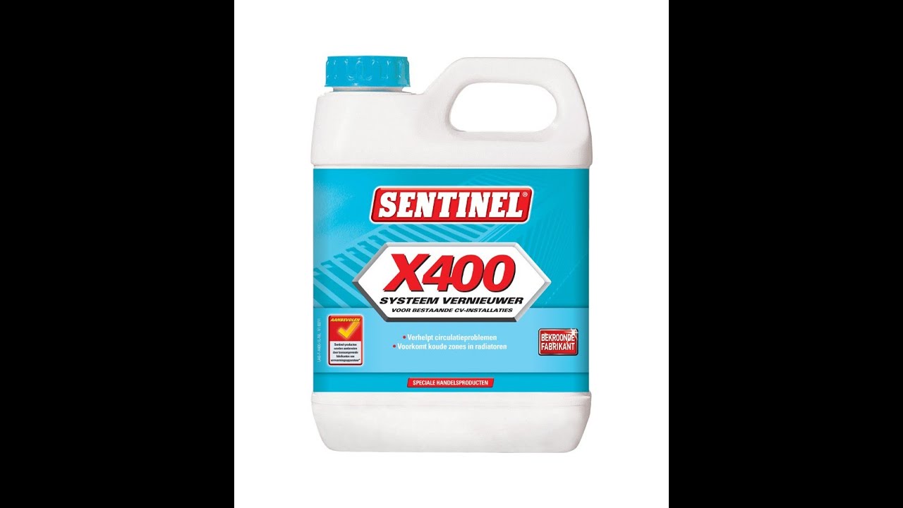 Reinigen met de SENTINEL X400 flacon