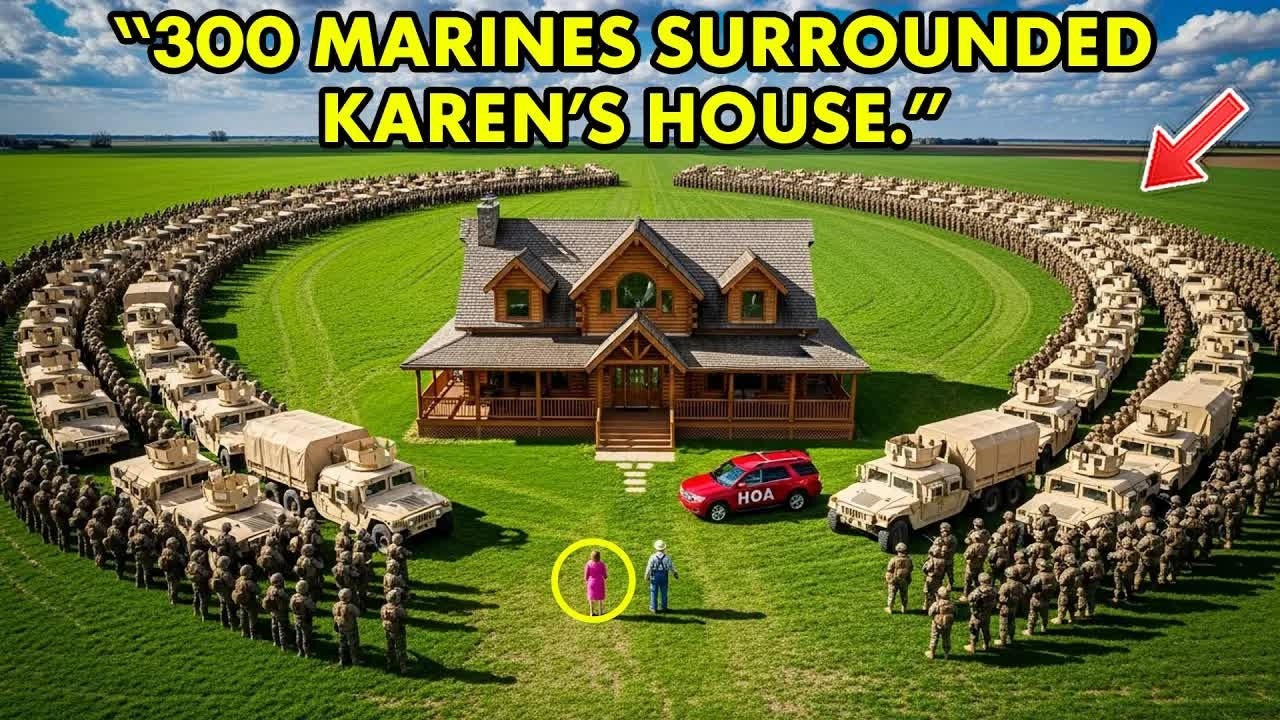 HOA Karen Ordered Me to Leave My Own Ranch — The Next Day, 300 Marines Surrounded Her House