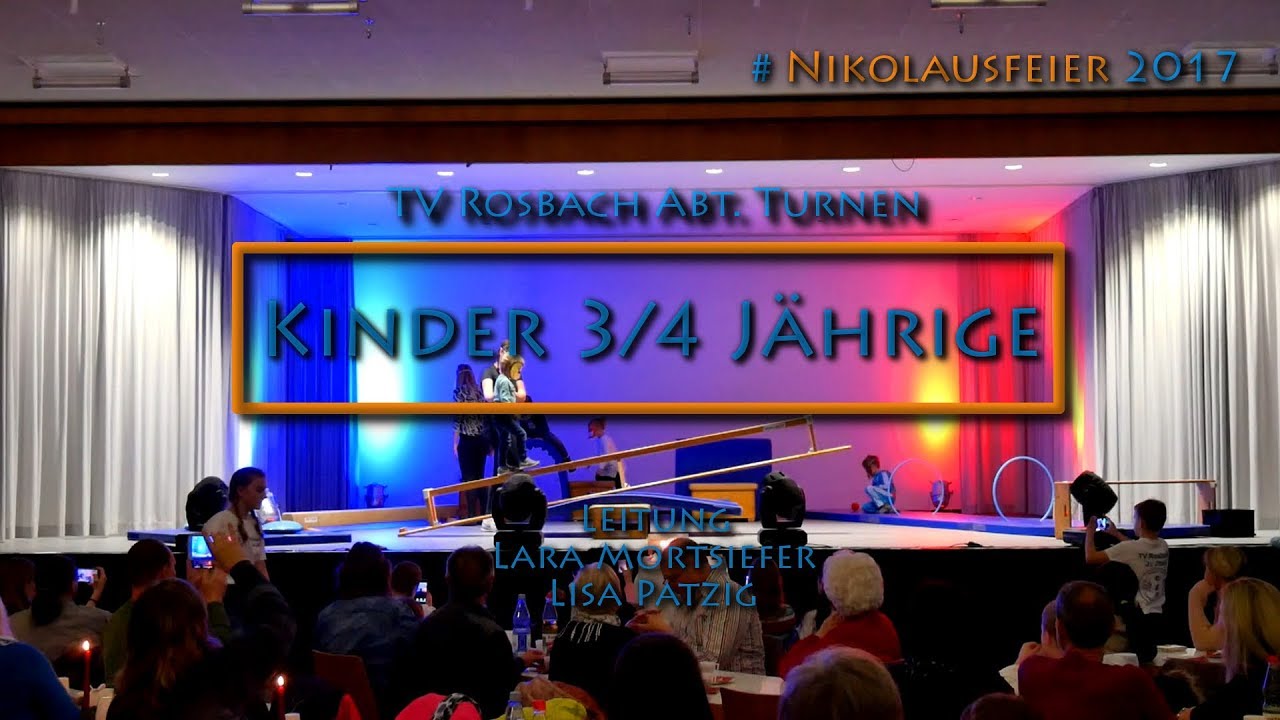 Kinderturnen der 3/4 Jährigen - Nikolausfeier 2017