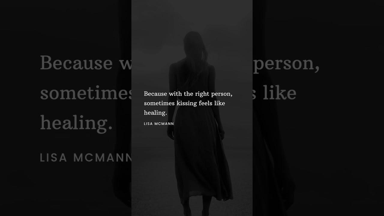 Sometimes kissing isn&rsquo;t just romance&mdash;it&rsquo;s healing. 💔❤️ #lisamcmann #emotionaltouch