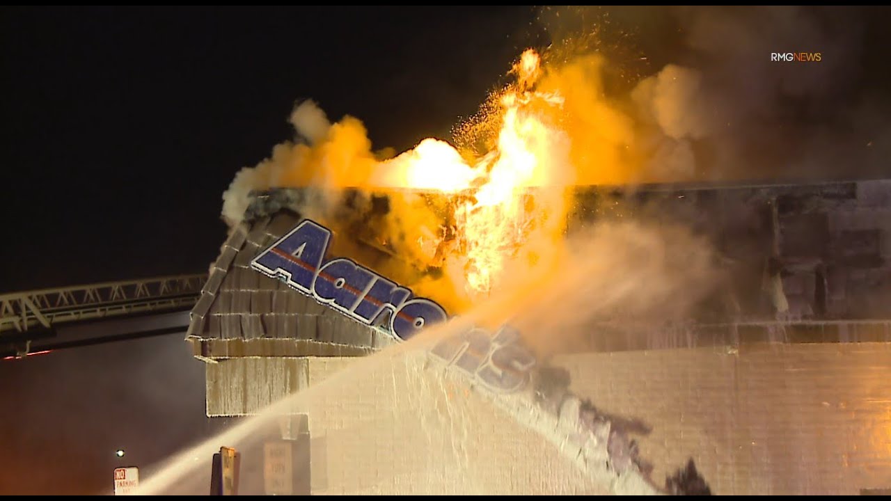 Hemet: Firefighters Battle Difficult to Control Fire at Aaron's Furniture Store