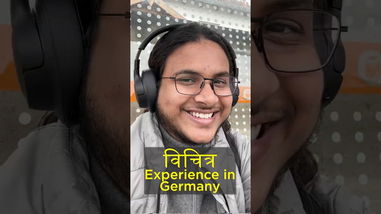 My First Train Experience in Germany 😂 | Indian Student Vlog