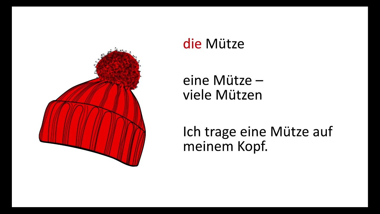 die Kleidung - Deutsch lernen I basic german