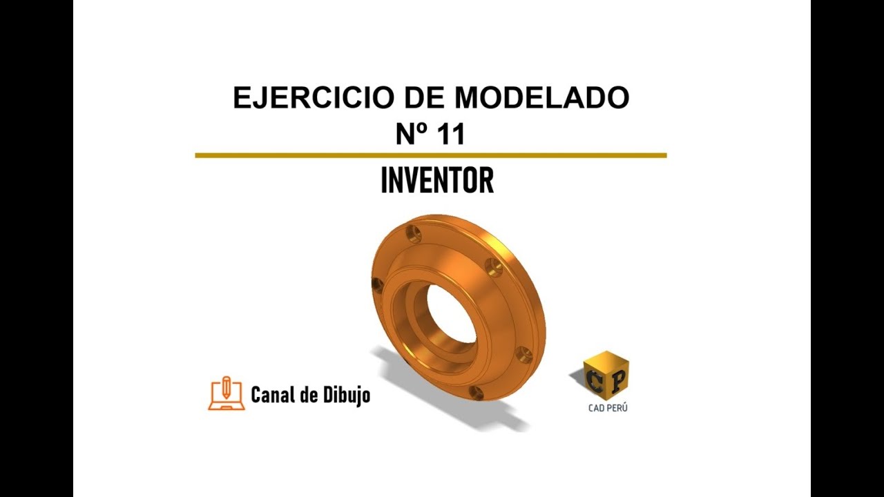 Ejercicio de  Modelado Nº 11 - Inventor