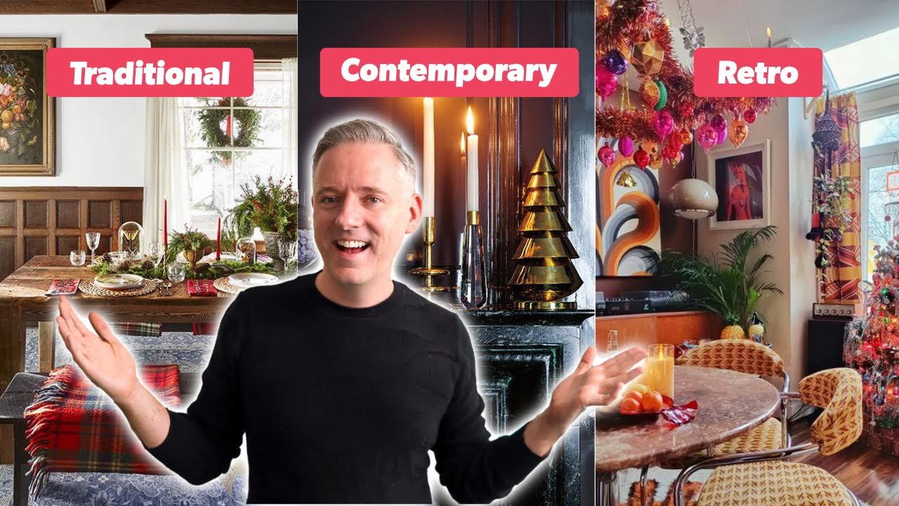 Holiday Decorating In Different Design Styles 🎄