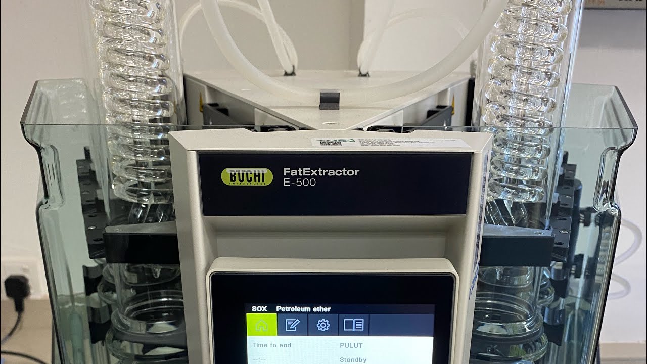 How to conduct fat extraction using Buchi E-500