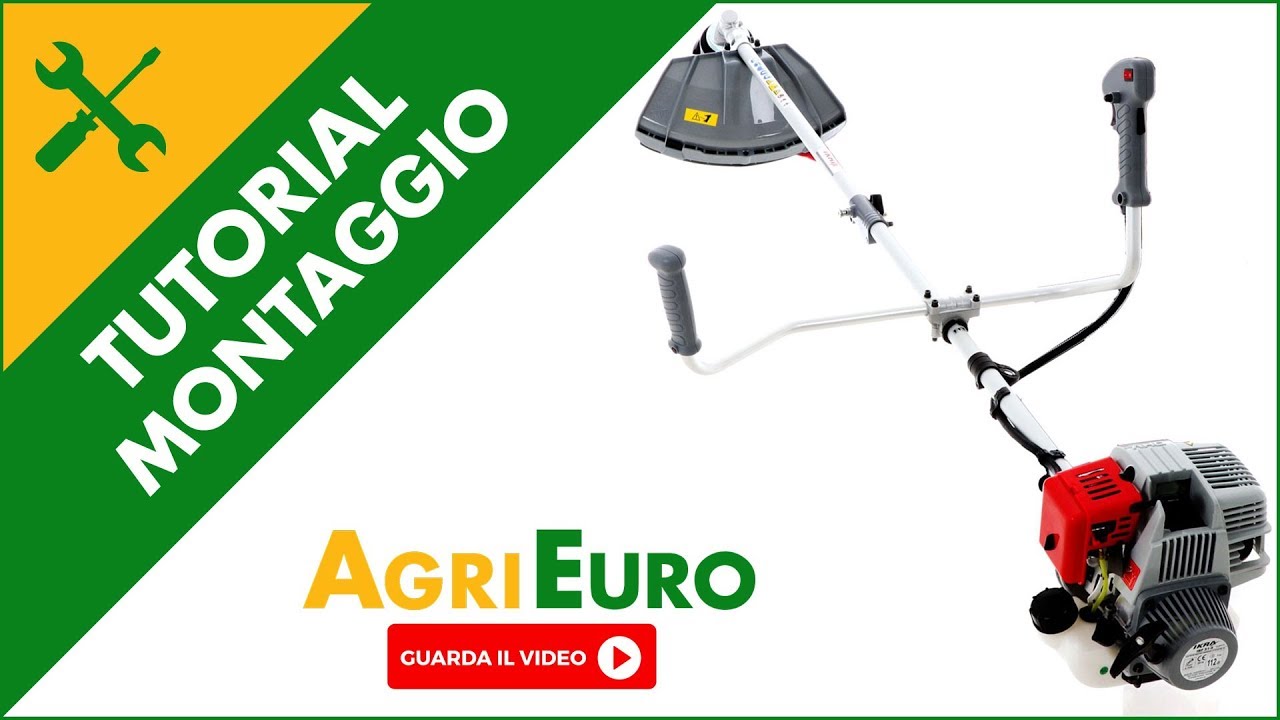 Montaggio decespugliatore a scoppio IKRA IBF 31-4