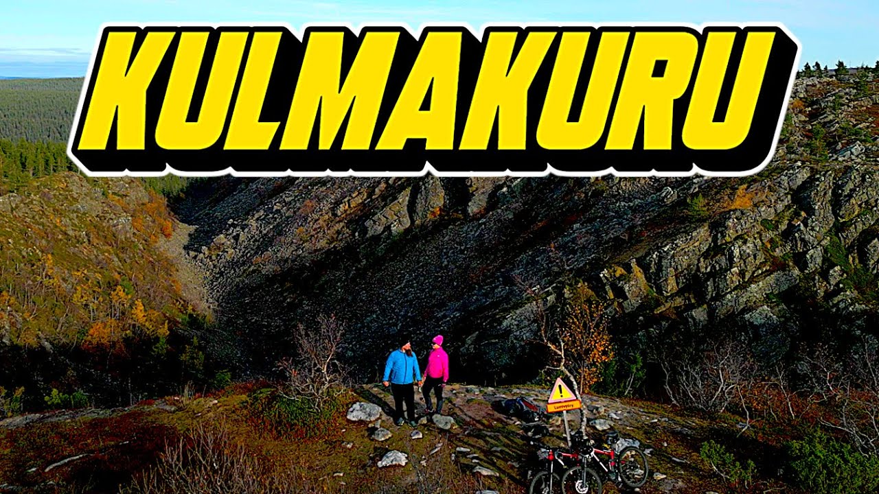 Kulmakuru. Helpoin reitti maastopyörällä. Ei joen ylityksiä!