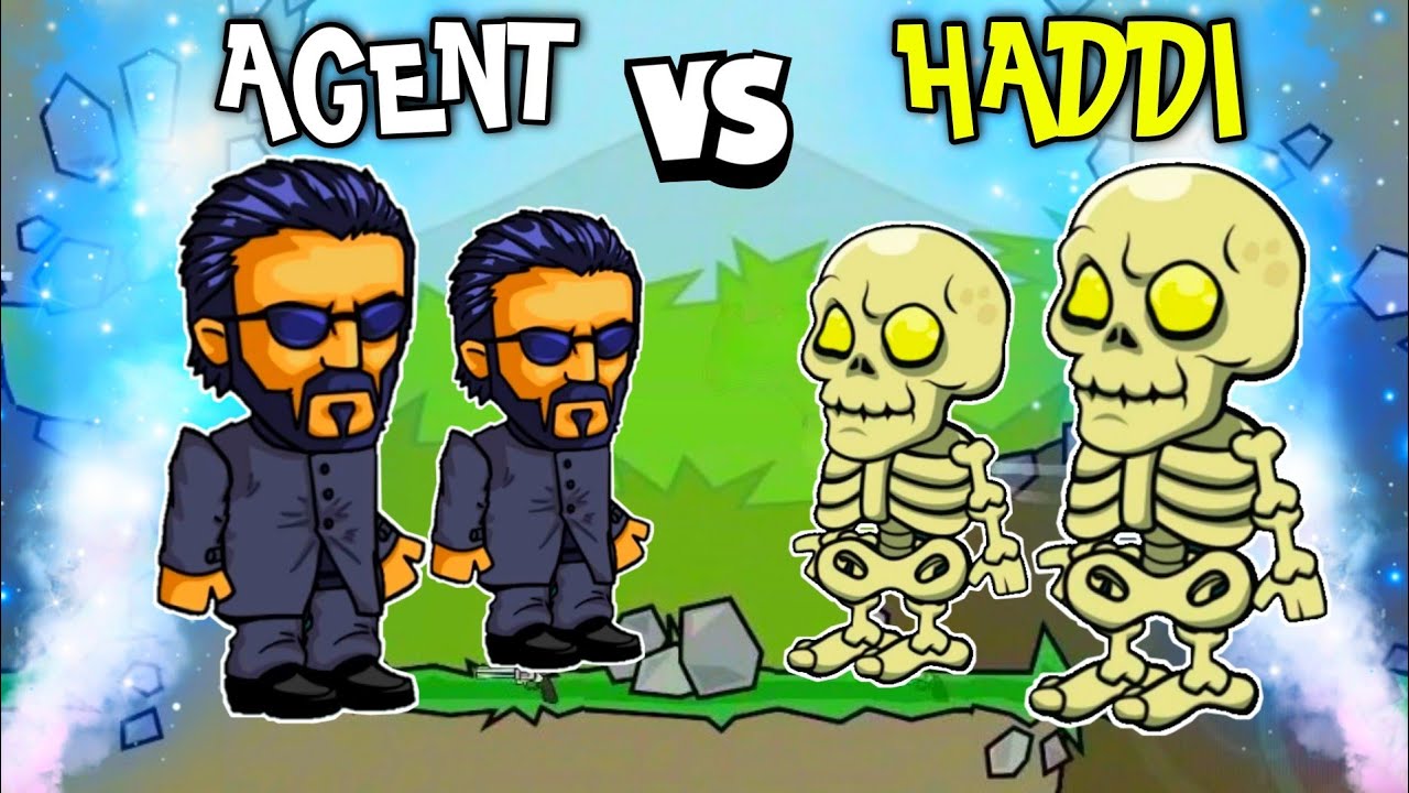 AGENT vs HADDI | Mini Militia Funny Gameplay 🤣