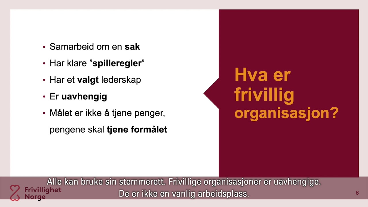 Informasjonsm&oslash;te om frivillighet