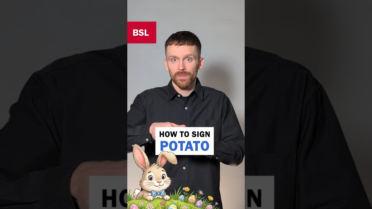How to sign Potato: BSL Sign of the Day 202