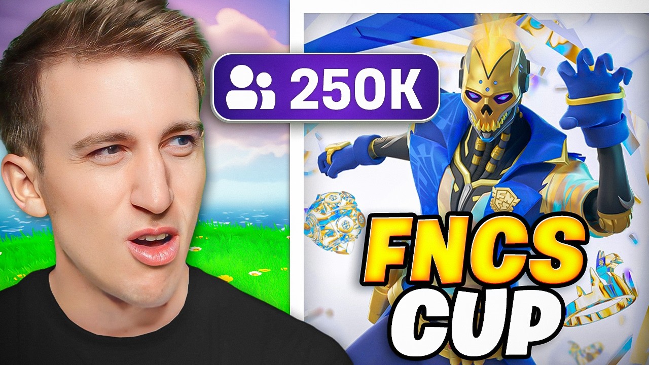 I Played in the Biggest FNCS Cup EVER (Then it Broke)