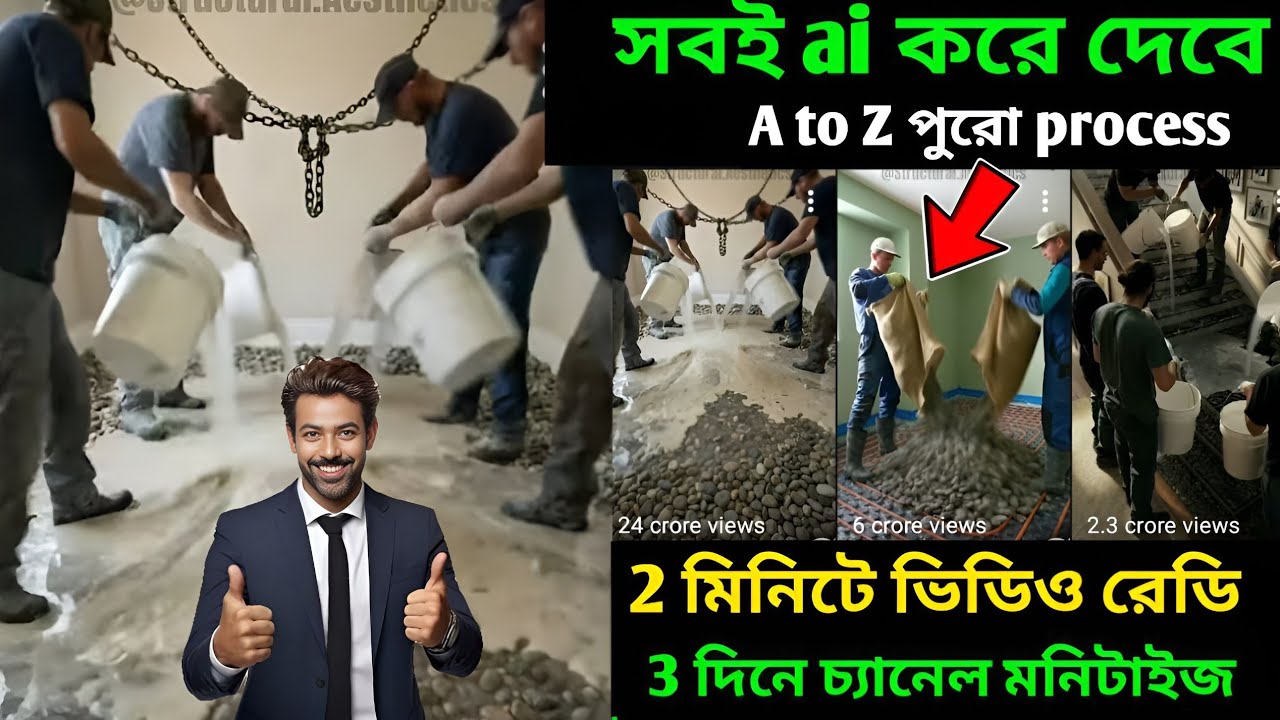 AI দিয়ে USA Viral Shorts Channel বানান | 2026 Money Making Formula @youtuberhou 