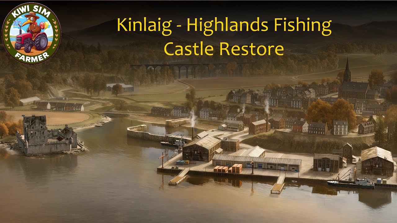FS 25 | Kinlaig - Highlands Fishing | Castle Restore #10 | Map by Giants Software