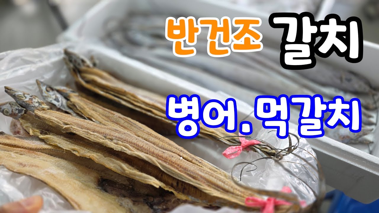 반거조 갈치 모듬(갈치포.성대.황망둥어) 병어.먹갈치