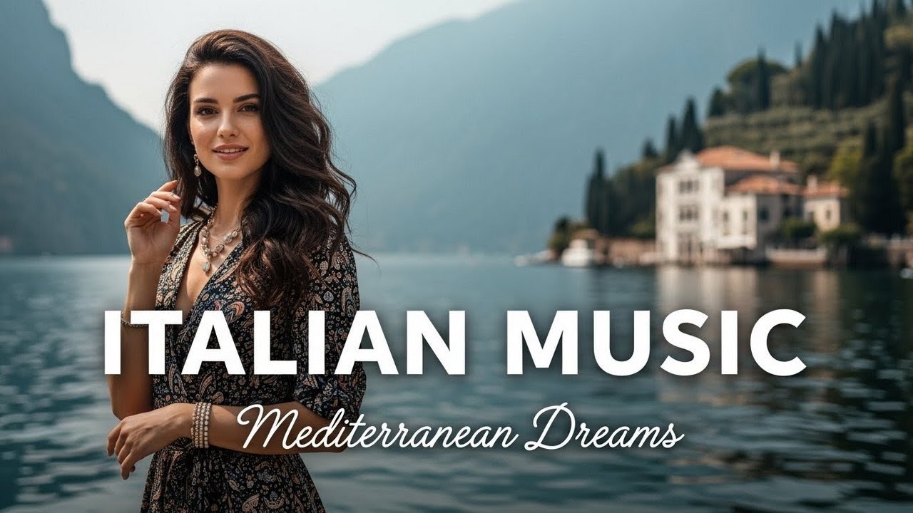 🎶 Italian Vibes & Mediterranean Music 🎶 Scenic Coastal Italy & Lake Como Bliss Deep Calm