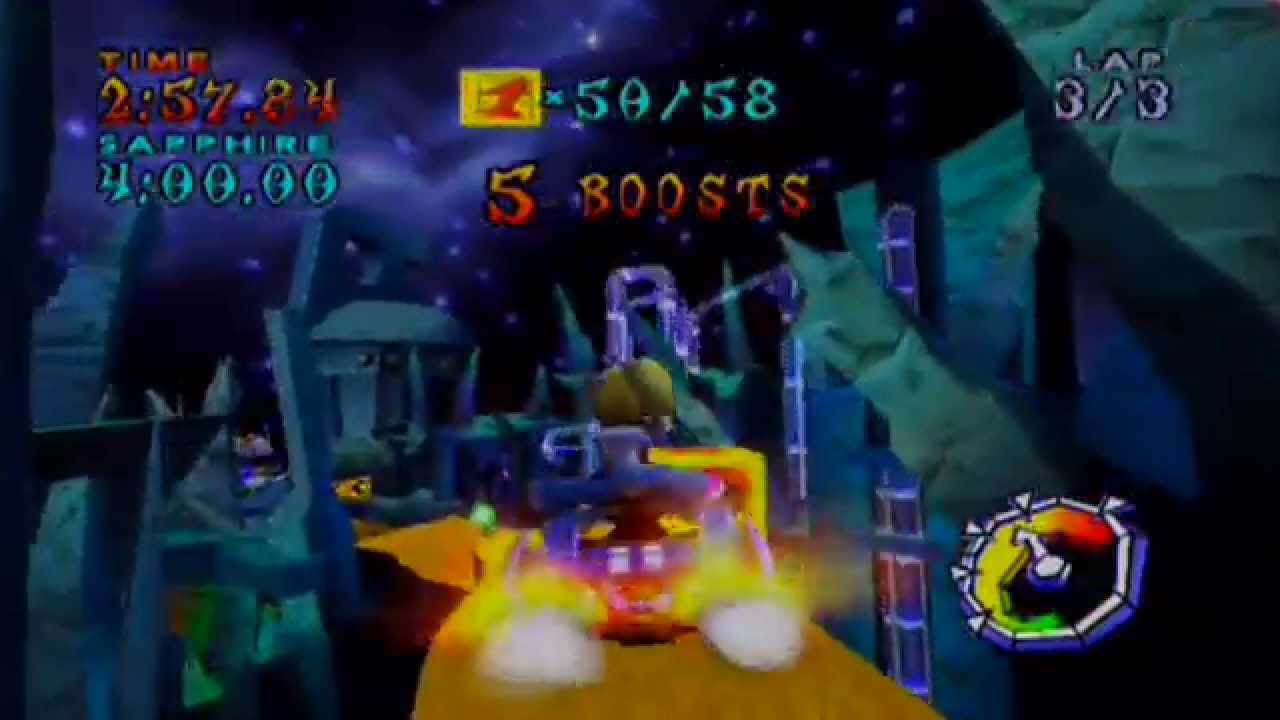 Crash Nitro Kart: [Part 15/31] Team Bandicoot - (Hyper Spaceway Relic Race)
