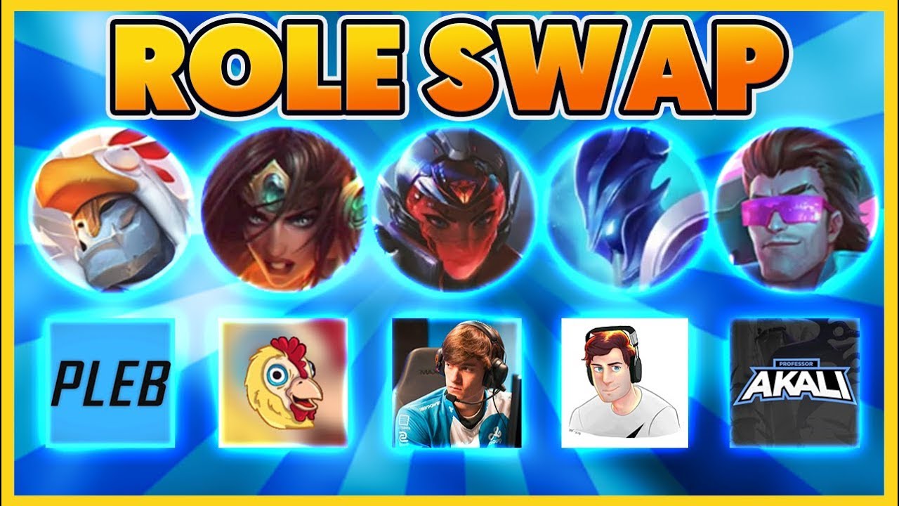 *HILARIOUS* 5 YOUTUBERS SWAP MAINS (MUST SEE) - BunnyFuFuu Gaming