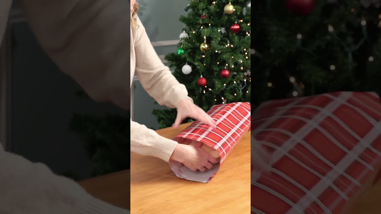 Wrap a teddy bear! 🧸 #giftwrapping #christmas #wrapping #wrappingpresents #presents #giftideas