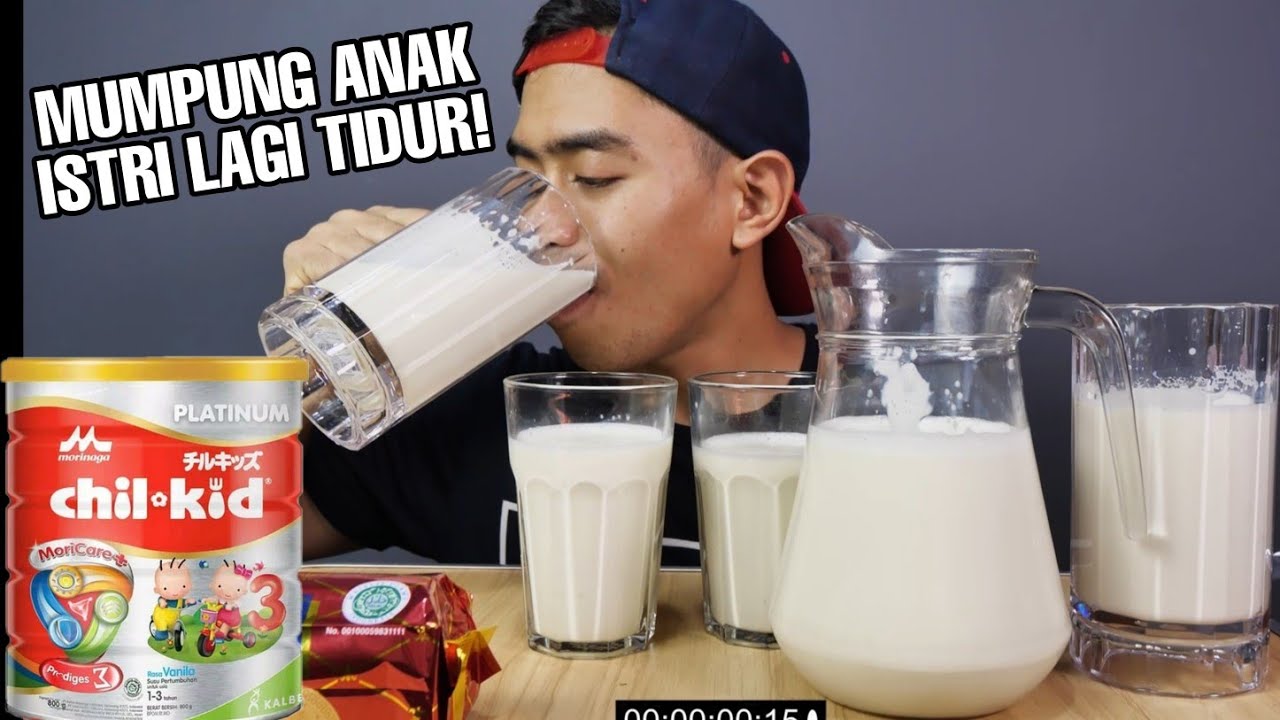 CHALLENGE MINUM SUSU BAYI 1 KALENG PENUH!