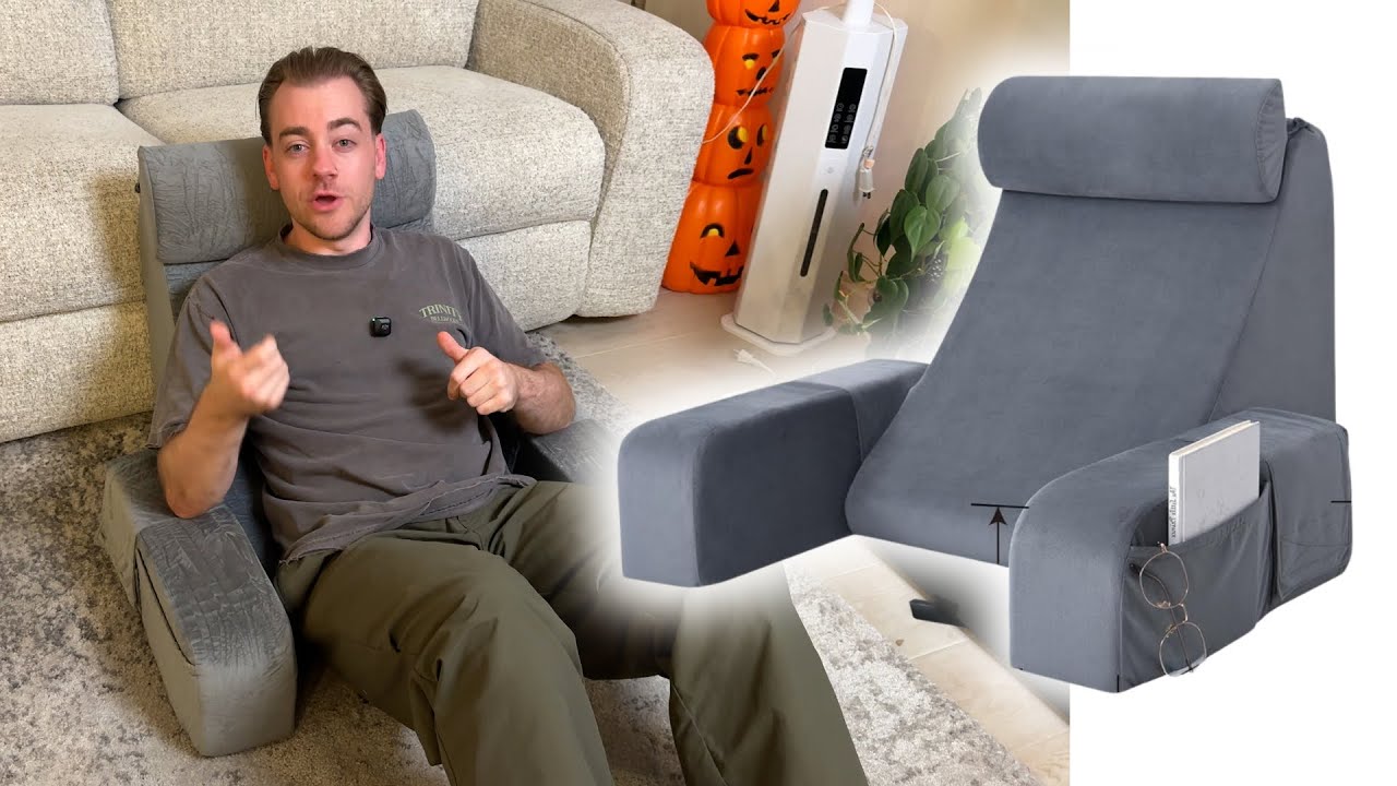 ENITYA Reading Pillow Review &ndash; The Ultimate Backrest for Bed, Gaming, and Reading Comfort